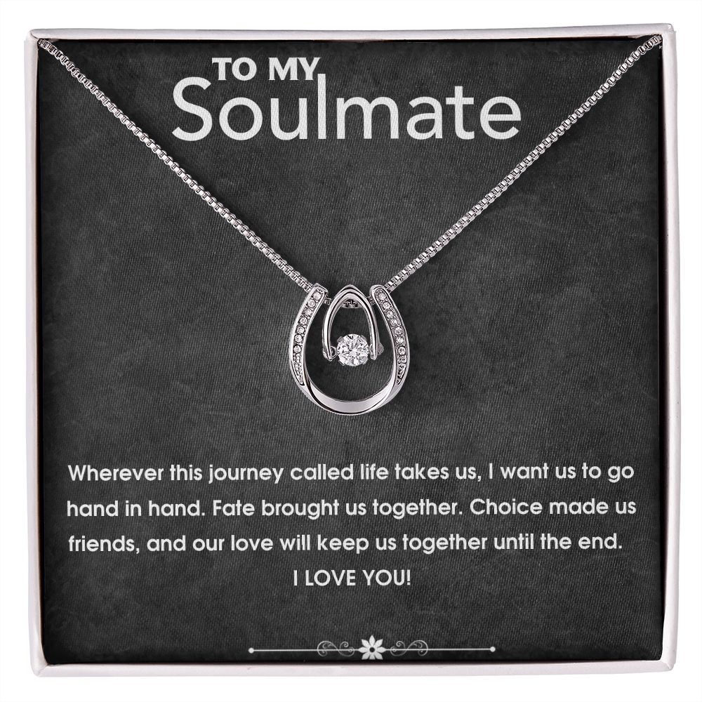 Lucky in Love Soulmate Necklace w/ Message Card