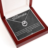 Load image into Gallery viewer, Lucky in Love Soulmate Necklace w/ Message Card
