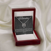 Load image into Gallery viewer, Lucky in Love Soulmate Necklace w/ Message Card
