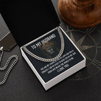 Load image into Gallery viewer, Cuban Chain w/ You Are My Strength Message Gift Card
