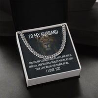 Load image into Gallery viewer, Cuban Chain w/ You Are My Strength Message Gift Card
