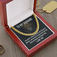 Load image into Gallery viewer, Cuban Chain w/ You Are My Strength Message Gift Card
