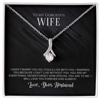 Load image into Gallery viewer, Alluring Beauty Necklace with Heartfelt Message Card
