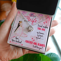 Load image into Gallery viewer, Lovely Love Knot Necklace with Heartfelt Message Card
