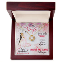 Load image into Gallery viewer, Lovely Love Knot Necklace with Heartfelt Message Card
