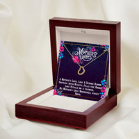 Load image into Gallery viewer, Heart Necklace w/ Mother&#39;s Day Poem Message Card
