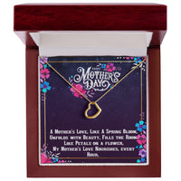 Load image into Gallery viewer, Heart Necklace w/ Mother&#39;s Day Poem Message Card
