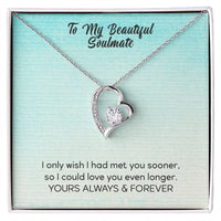 Load image into Gallery viewer, Beautiful Soulmate Love Necklace w/ Message Card
