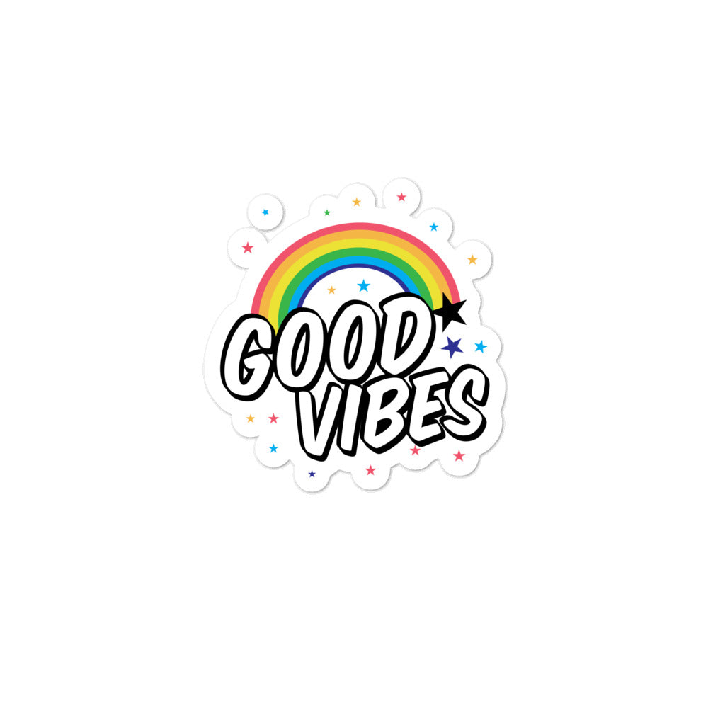 Good Vibes Bubble-free stickers