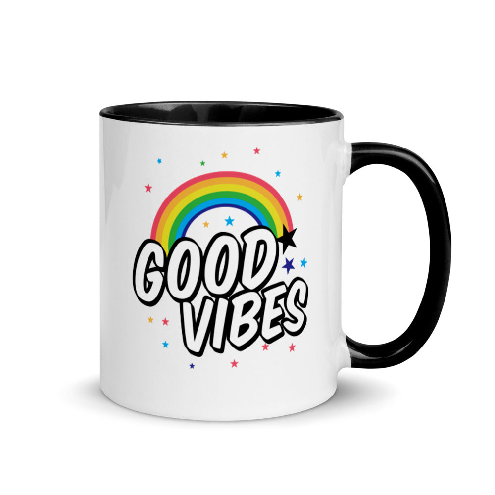 Good Vibes Mug with Color Inside